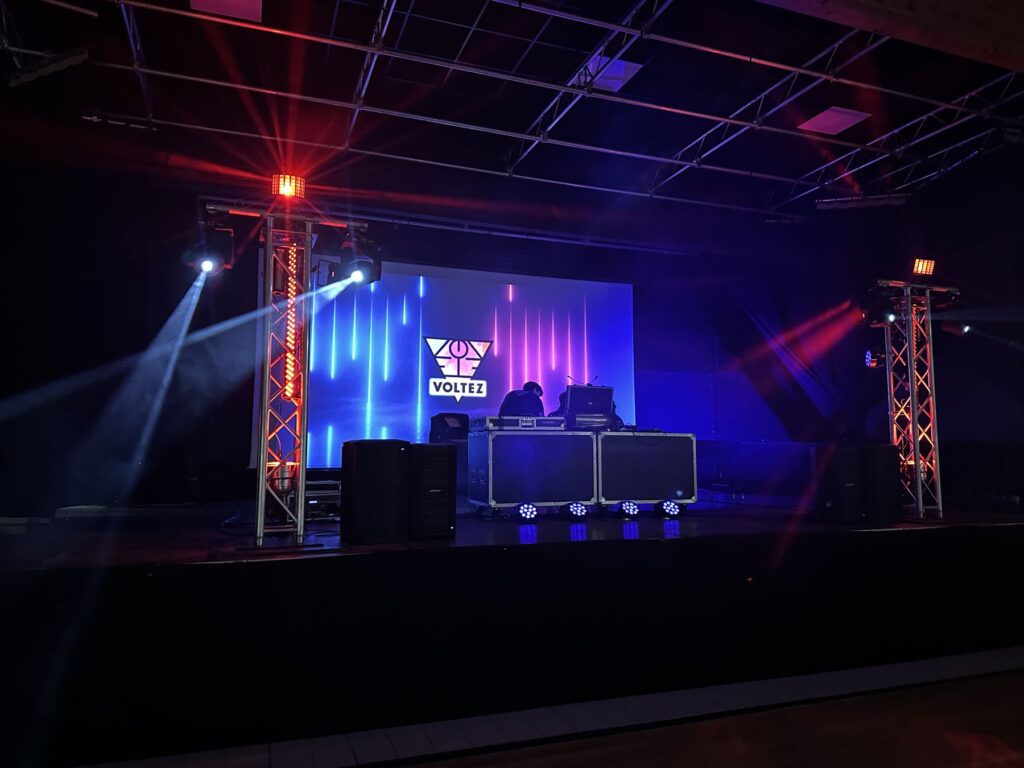 Scène et écran LED